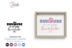 Miezekatze SVG | Zuhause SVG Product Image 1