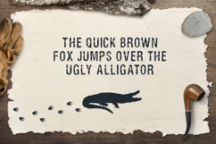 Ugly Alligator - Grunge Typeface - Free Font of The Week Product Image 2