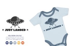New Baby SVG Cut Files - Just Landed Product Image 1