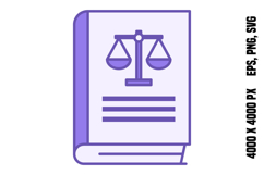 Colored Law Icon Product Image 1