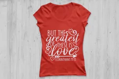 But The Greatest Of These Is Love, Valentine's Day Svg. Product Image 2