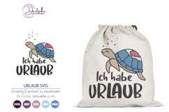 Ich habe Urlaub SVG | Schildkröte SVG Product Image 1