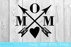Mom Arrows Svg Mom Svg Mom Crossed Arrows Svg Mama Svg Mom Product Image 2