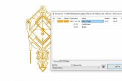 Sacred Geometry Redwork Machine Embroidery Design 2 sizes Product Image 4