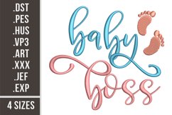 Baby Boss|Embroidery Design Product Image 1
