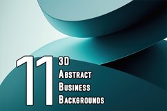 11 3D Abstract Business Backgrounds Product Image 1
