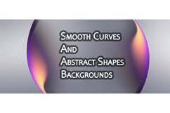 Smooth Curves And Abstract Shapes Backgrounds Product Image 1