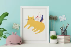 Cat SVG. Funny Cat. SVG. EPS. PNG. JPG Product Image 2