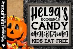 Helga's Homemade Candy-Halloween SVG Product Image 1