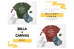 Bundle T Shirt Mockup Bella Canvas 3001 T-Shirt Flat Lay Product Image 2