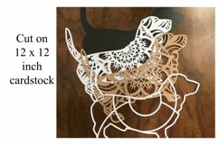 Download 3d Layered Dachshund Dog Mandala Svg 4 Layers 719522 Paper Cutting Design Bundles