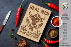 BBQ Cutting Board Laser Cut. Kitchen decor SVG Product Image 1