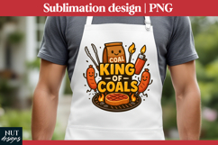 King of Coals Steak BBQ Fathers day tshirt, grill master Product Image 1