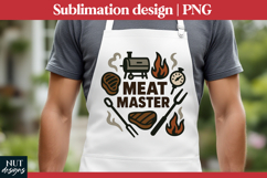 Meat Master Steak BBQ Fathers day tshirt, grill master Product Image 1