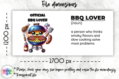Funny BBQ Lover Definition Mug Wrap PNG, Food Lover Mug Wrap Product Image 2