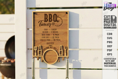 Funny BBQ Timer Laser Cut Bundle | Grilling Rules Wall Signs Product Image 13