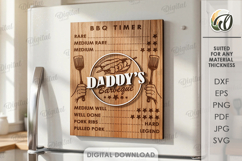 3D BBQ timer magnets Bundle Laser Cut. Kitchen SVG Product Image 9