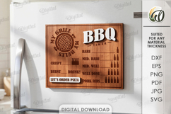3D BBQ timer magnets Bundle Laser Cut. Kitchen SVG Product Image 12