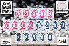 Birthday card | Card Insert | Birthday | SVG | 18-90 Product Image 22