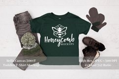 Winter Toddler Boy T-shirt Mockup, Forest 3001T Mockup Product Image 1