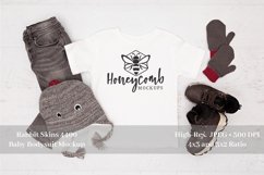 Winter Toddler Boy T-shirt Mockup, White 3001T Bella Canvas Product Image 1
