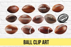 American Football PBundle:Patterns,Clipart,Alphabet &amp; Number Product Image 4