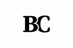 BC Logo design vector template Product Image 1