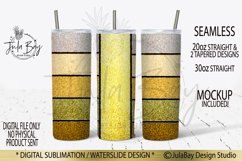 Skinny Tumbler Sublimation Designs Bundle Glitter Stripes Product Image 6