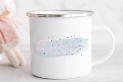 Watercolor and Glitter Brush Strokes in Pastel Colors Product Image 6