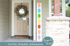 Summer Welcome Sign SVG, Sublimation, Printable, Cricut Product Image 1