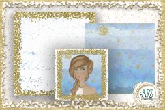 18 Digital Papers - Camping Party Clip art design , Glamping Product Image 6