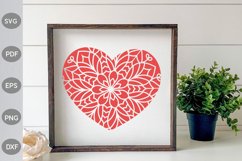 Mandala Heart SVG Design Product Image 1