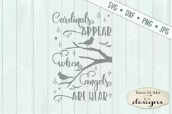 Cardinals Appear When Angels Are Near SVG DXF Files Product Image 2