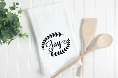 Christmas SVG Cut File - Joy SVG File - Christmas Ornament Product Image 3