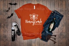 Autumn 3001 Bella Canvas Mockup | Halloween 3001 Mockup Product Image 1