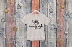 Christmas Toddler T-Shirt Mockup, Heather Dust 3001T Product Image 1