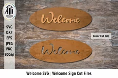 Welcome SVG| Welcome Farmhouse Sign| Door signs Cut files Product Image 1