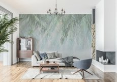 Wall mockup - Wallpaper mockup - Living room scene Product Image 4