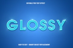glass glossy text effect Product Image 1