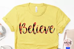 Believe - Christmas SVG EPS DXF PNG Cutting Files Product Image 3