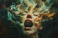 Abstract artistic expression with human element Product Image 1