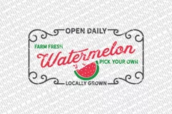 Farm Fresh Watermelon SVG | Farmhouse Sign | DXF and more Product Image 2
