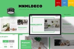 Mnmldeco | Powerpoint, Keynote, GoogleSlides Template Product Image 1