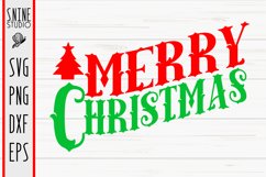 Merry Christmas SVG Cut File Product Image 1