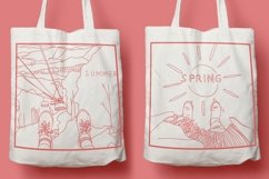 Seasons sublimation illustrations 4 pngs Product Image 2