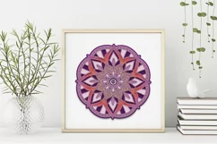 3D Layered Mandala svg mandala 3D Papercut SVG Zentangle Product Image 2