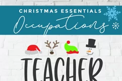 Christmas Teacher svg - Teacher Christmas svg-Christmas Crew Product Image 3