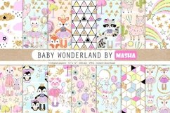 Baby Wonderland digital paper pack Product Image 1