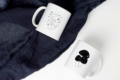 Mushroom SVG, Magic mushroom Svg, Witchy svg, Celestial svg Product Image 4