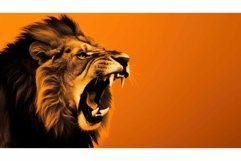 vibrant poster orange background Product Image 1